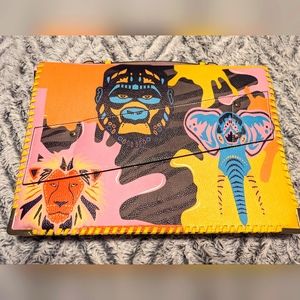 Sassy Jones leather tribal laptop bag